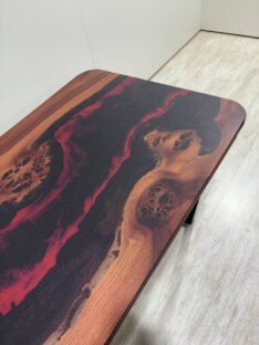 Стол кухонный обеденный прямоугольный дизайнерский лофт THETABLE RU 120х80 4.21/2.1