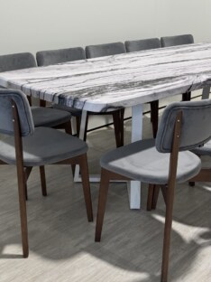 Стол кухонный обеденный евро дизайнерский лофт THETABLE RU 250х100 6.5/1.2 Стол кухонный обеденный евро дизайнерский лофт THETABLE RU 250х100 6.5/1.2