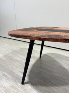 Стол журнальный медиатор дизайнерский лофт THETABLE RU 89х66 3.8/8.1-3