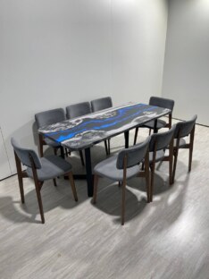 Стол кухонный обеденный прямоугольный дизайнерский лофт THETABLE RU 180х80 4.17/3.1