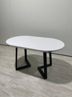Стол кухонный обеденный овальный дизайнерский лофт THETABLE RU 140х80 2.23/1.1 Стол кухонный обеденный овальный дизайнерский лофт THETABLE RU 140х80 2.23/1.1