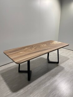 Стол кухонный обеденный прямоугольный дизайнерский лофт THETABLE RU 220х90 9.9/1.1 Стол кухонный обеденный прямоугольный дизайнерский лофт THETABLE RU 220х90 9.9/1.1