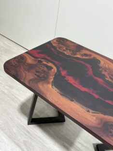 Стол кухонный обеденный прямоугольный дизайнерский лофт THETABLE 120х80 4.21/1.1