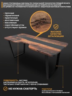 Стол письменный с вырезом дизайнерский лофт THETABLE RU 120х80 3.1/2.1 Стол письменный с вырезом дизайнерский лофт THETABLE RU 120х80 3.1/2.1