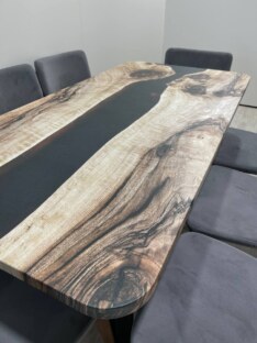 Стол кухонный обеденный прямоугольный дизайнерский лофт THETABLE RU 160х80 3.19/1.1