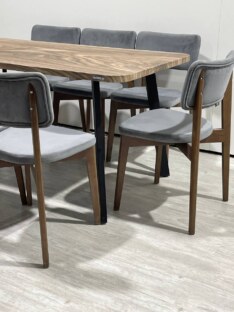 Стол кухонный обеденный дизайнерский лофт THETABLE RU 160х80 см 8.2/4.1