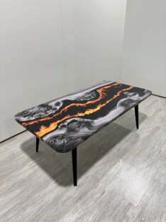 Стол журнальный прямоугольный дизайнерский лофт THETABLE RU 140х80 4.20/7.1