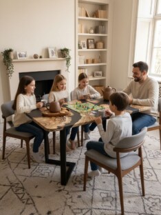 Стол кухонный обеденный прямоугольный дизайнерский лофт THETABLE RU 180х80 2.73/3.1