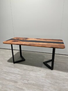 Стол кухонный обеденный прямоугольный дизайнерский лофт THETABLE RU 180х80 3.12/3.1