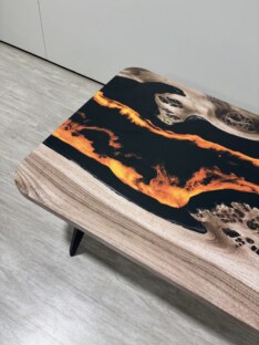 Стол журнальный прямоугольный дизайнерский лофт THETABLE RU 160х80 4.15/7.1