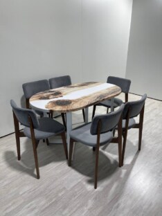 Стол кухонный обеденный овальный дизайнерский лофт THETABLE RU 160х80 3.22/3.2 Стол кухонный обеденный овальный дизайнерский лофт THETABLE RU 160х80 3.22/3.2