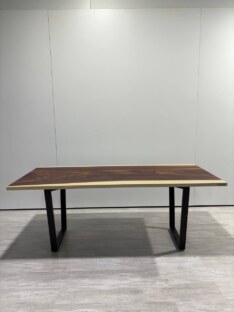 Стол офисный прямоугольный дизайнерский лофт THETABLE RU 250х100 14.1/2.1-П