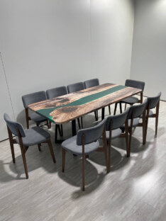 Стол кухонный обеденный прямоугольный дизайнерский лофт THETABLE RU 200х90 3.38/1.1