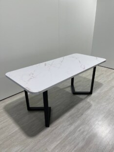 Стол кухонный обеденный прямоугольный дизайнерский лофт THETABLE RU 160х80 2.21/3.1