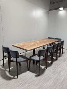 Стол кухонный обеденный прямоугольный дизайнерский лофт THETABLE RU 250х100 8.13/3.1