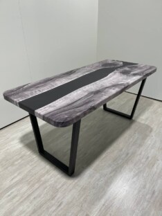 Стол кухонный обеденный прямоугольный дизайнерский лофт THETABLE RU 180х80 3.40/2.1
