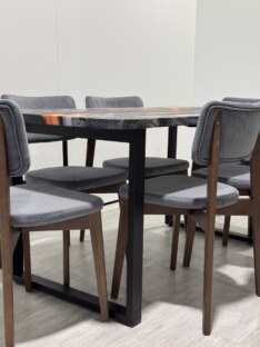 Стол кухонный обеденный прямоугольный дизайнерский лофт THETABLE RU 120х80 4.20/2.1 Стол кухонный обеденный прямоугольный дизайнерский лофт THETABLE RU 120х80 4.20/2.1