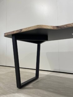 Стол компьютерный с вырезом дизайнерский лофт THETABLE 140х80 3.20/2.1