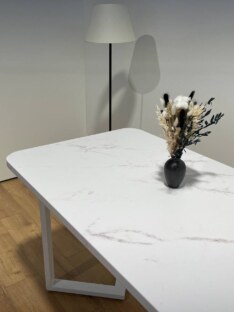 Стол кухонный обеденный прямоугольный дизайнерский лофт THETABLE RU 140х80 2.21/3.2