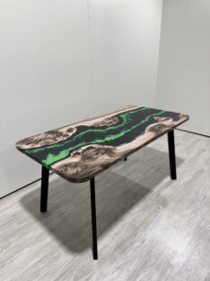 Стол кухонный обеденный прямоугольный дизайнерский лофт THETABLE RU 120х80 4.14/4.1