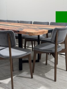 Стол кухонный обеденный прямоугольный дизайнерский лофт THETABLE RU 250х100 5.8/3.1 Стол кухонный обеденный прямоугольный дизайнерский лофт THETABLE RU 250х100 5.8/3.1