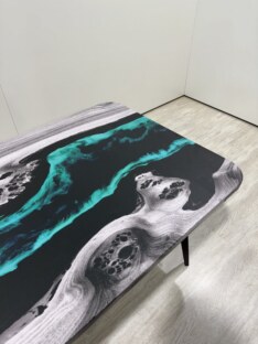 Стол журнальный прямоугольный дизайнерский лофт THETABLE RU 160х80 4.18/7.1