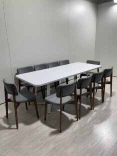 Стол кухонный обеденный прямоугольный дизайнерский лофт THETABLE RU 220х90 2.23/1.2