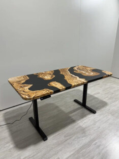 Стол компьютерный с подъемным механизмом дизайнерский лофт THETABLE 180х80 2.73/14.1