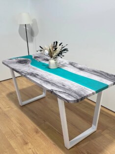 Стол письменный прямоугольный дизайнерский лофт THETABLE RU 160х80 3.43/2.2