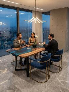 Стол кухонный обеденный прямоугольный дизайнерский лофт THETABLE RU 150х80 4.5/1.1 Стол кухонный обеденный прямоугольный дизайнерский лофт THETABLE RU 150х80 4.5/1.1