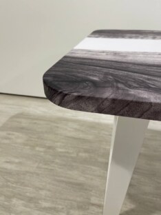 Стол компьютерный с вырезом дизайнерский лофт THETABLE RU 180х80 3.23/2.2