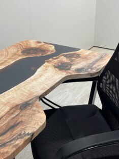 Стол компьютерный с вырезом дизайнерский лофт THETABLE RU 120х80 3.25/2.1 Стол компьютерный с вырезом дизайнерский лофт THETABLE RU 120х80 3.25/2.1