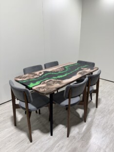 Стол кухонный обеденный прямоугольный дизайнерский лофт THETABLE RU 120х80 4.14/6.1