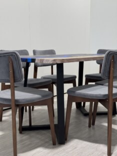 Стол кухонный обеденный прямоугольный дизайнерский лофт THETABLE RU 140х80 4.12/1.1 Стол кухонный обеденный прямоугольный дизайнерский лофт THETABLE RU 140х80 4.12/1.1