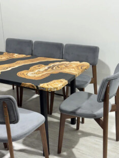 Стол кухонный обеденный прямоугольный дизайнерский лофт THETABLE RU 102х69 2.73/11.1