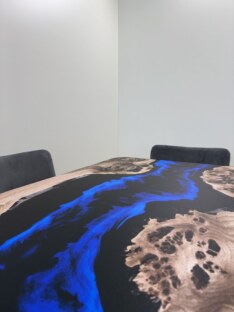 Стол кухонный обеденный прямоугольный дизайнерский лофт THETABLE RU 120х80 4.12/6.1