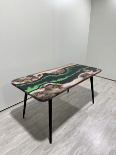 Стол кухонный обеденный прямоугольный дизайнерский лофт THETABLE RU 120х80 4.14/6.1