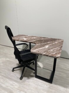 Стол компьютерный угловой дизайнерский лофт THETABLE RU 160х120 2.63/3.1 Стол компьютерный угловой дизайнерский лофт THETABLE RU 160х120 2.63/3.1