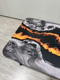 Стол журнальный прямоугольный дизайнерский лофт THETABLE RU 120х80 4.20/5.1