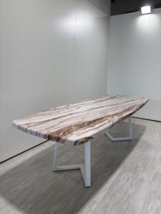 Стол кухонный обеденный евро дизайнерский лофт THETABLE RU 200х90 6.6/1.2