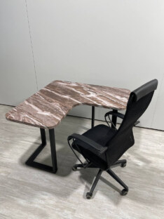 Стол компьютерный угловой дизайнерский лофт THETABLE RU 120х120 2.63/3.1 Стол компьютерный угловой дизайнерский лофт THETABLE RU 120х120 2.63/3.1