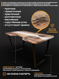 Стол компьютерный с вырезом дизайнерский лофт THETABLE RU 180х80 3.18/2.1 Стол компьютерный с вырезом дизайнерский лофт THETABLE RU 180х80 3.18/2.1