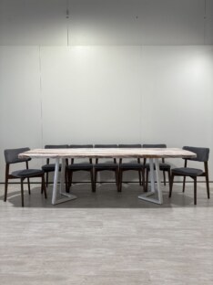Стол кухонный обеденный евро дизайнерский лофт THETABLE RU 200х90 6.6/1.2