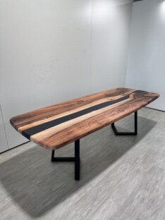 Стол кухонный обеденный евро дизайнерский лофт THETABLE RU 250х100 5.8/1.1