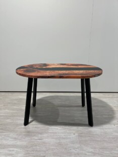 Стол кухонный обеденный овальный дизайнерский лофт THETABLE 120х80 3.8/4.1