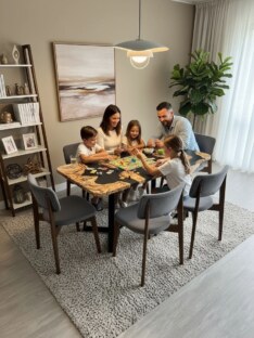 Стол кухонный обеденный прямоугольный дизайнерский лофт THETABLE RU 200х90 2.73/1.1