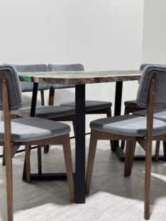 Стол кухонный обеденный прямоугольный дизайнерский лофт THETABLE RU 120х80 4.14/1.1 Стол кухонный обеденный прямоугольный дизайнерский лофт THETABLE RU 120х80 4.14/1.1