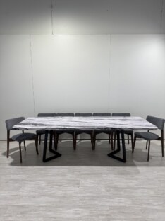 Стол кухонный обеденный прямоугольный дизайнерский лофт THETABLE RU 200х90 6.5/1.1 Стол кухонный обеденный прямоугольный дизайнерский лофт THETABLE RU 200х90 6.5/1.1