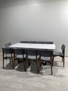 Стол кухонный обеденный прямоугольный дизайнерский лофт THETABLE RU 200х90 2.21/3.1