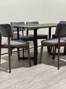 Стол кухонный обеденный прямоугольный дизайнерский лофт THETABLE RU 180х80 4.10/3.1 Стол кухонный обеденный прямоугольный дизайнерский лофт THETABLE RU 180х80 4.10/3.1